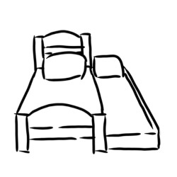 Trundle wooden beds