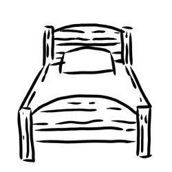 Solid wood beds