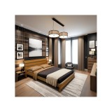 Solid wood double bed Comfort