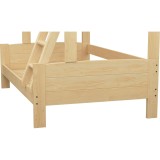Solid pine wood bunk bed Luis